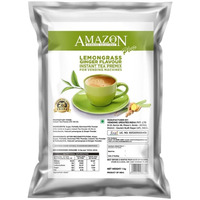 AMAZON 3 in 1 Lemongrass and Ginger Tea Instant Premix Roasted Dry Powder Tea, Milk and Sugar for Vending Machine 1 Kg Pack