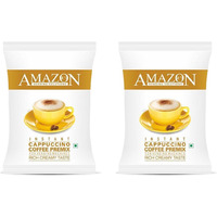 AMAZON 3 in 1 Instant Cappuccino Coffee Premix Powder Coffee, Milk and Sugar for Vending Machines 2 Kgs, Bag