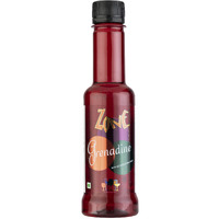 ZONE Grenadine Flavoured Bar Syrup - 240ml Bottle - Perfect for Cocktails, Mocktails, and More - Non-Alcoholic Mix - 12 Flavours Available!