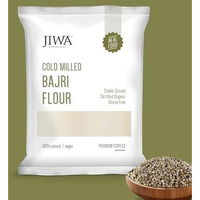 JIWA healthy by nature Cold Pressed Organic Bajri Flour / Atta|Soft Fluffy Rotis|Chakki Ground Pearl Millet Flour|Naturally Gluten Free|100% Natural Bajra|1 Kg