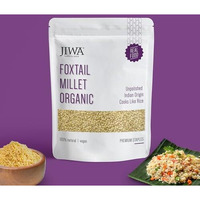 JIWA healthy by nature Organic Foxtail Millet | 100% Natural & Gluten Free | Cooks In 15Mins | Kangani Seeds | Unpolished High Fiber Little Millets | Wholegrain | Low Gi | 1 Kg