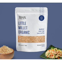 JIWA healthy by nature Organic Little Millet | 100% Natural & Gluten Free | Cooks in 15mins | Kutki Seeds | Unpolished High Fiber Minor Millets | Wholegrain | Low GI | 1 kg