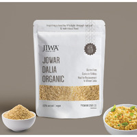 JIWA healthy by nature Organic Jowar Dalia, 500 Gram