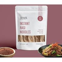 JIWA healthy by nature Instant Ragi Noodles | 100% Millet Noodles | Gluten Free | Easy & Ready To Cook | No Maida, No Atta | Wheat Free | 200 Gram