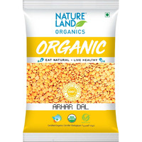 Natureland Organics Arhar/Toor Dal 500 Gm - Organic Healthy Pulses