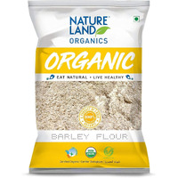 Natureland Organic Barley Flour/Jau Flour 500 Gm - Healthy Organic Flour