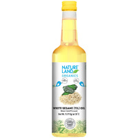 Natureland Organics White Sesame/Til Oil 1ltr - Cold Pressed