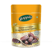 Happilo Premium International King Medjoul Dates 200 g | Khajoor Dry Fruit for Weight Management | Soft Chewy Texture & Sweet Caramel Taste | Gluten free & Zero Transfat