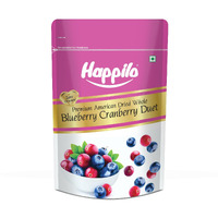 Happilo Premium Dried Whole Blueberry Cranberry Duet, 200g