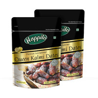 Happilo Premium International Queen Kalmi Dates 200 g (Pack of 2) | Fresh & Soft Khajur Dry Fruit with Natural Sweetness | Sourced from Saudi Arabia | 100% Naturally Dried & free from any Preservative