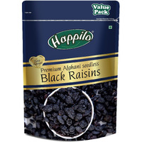Happilo Premium Afghani Seedless Black Raisins 500 g Value Pack| Kali Kishmish | High in Antioxidants, Naturally Sweet & tasty