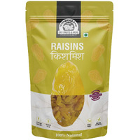 WONDERLAND FOODS Seedless Long Green Raisin (Kishmish) Dried Grapes 500g Pouch | Healthy Nutritious & Delicious | Rich in Iron & Vitamin B | Healthy Sweet Treats