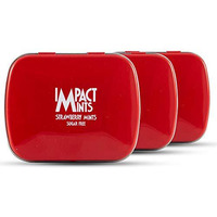 Impact Mints Sugar Free Mints Strawberry 14g - Pack of 3, 42 g