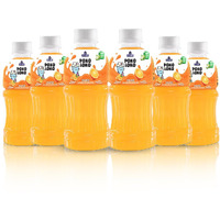 Sapphire Poko Loko Orange Flavoured Fruit Juice Drink with Nata De Coco | Refreshing Fruit Drink filled with Natural Fruit Fibres, 300ml (Pack of 6)