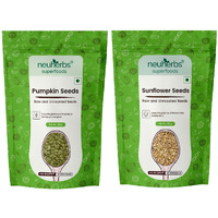 Neuherbs Sunflower & Pumpkin Seeds Combo for Healthy heart, Restful sleep, Boosted energy and Weight management- (Sunflower seeds 200g + Pumpkin seeds 200g)