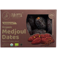 Flyberry Gourmet Certified Organic Medjoul Dates (Khajoor/Khajur) 800g | 100% Natural | Rich in Calcium, Iron and Potassium | Instant Energy