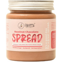 Flyberry Gourmet Hazelnut Chocolate Spread | 34% Hazelnut & 23% Almond | No Palm Oil & Refined Sugar | 100% Natural Ingredients | No Added Preservatives | Easy To Spread on Bread, Paratha | 250 g