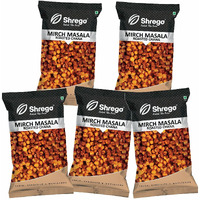 SHREGO Mirch Masala Roasted Chana, Snack and Namkeen, Vacuum Packed (750 Gm)