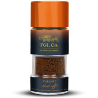 TGL Co. The Good Life Company Caramel Flavoured Instant Coffee (100 Gm) | Anti Oxidant | Boost Energy | No Artificial Flavour, Powder, Bottle