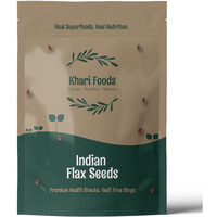 Khari Foods Organic Flax Seeds 1kg, Fat Loss, Omega 3 & Anti-oxidants Rich, Gluten Free