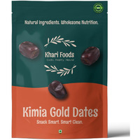 Khari Foods Premium Black Kimia Gold Dates, High Fibre, Soft Khajur/khajoor, Energy Booster, Clean Health Snacks (1kg)