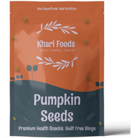 Khari Foods Premium Pumpkin Seeds, High Fibre, Immunity Superfoods, Healthy Seeds For Snacking (400g)