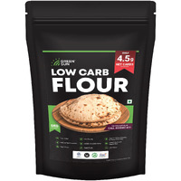 Green Sun Low Carb Flour 5 Kg | Only 4.5 g Net Carbs Per Roti | Tasty & Easy to Make Keto Friendly | High Fiber | High Protein | Super Foods | Dietitian Recommended | Weight watchers | Family Atta