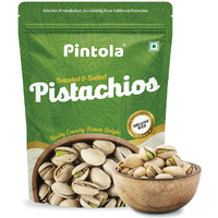 Pintola Roasted & Salted Pistachios Inshell 200g | Made With Premium Whole Californian Pistachio | Perfectly Roasted & Crunchy | Rich In Antioxidants | High In Fiber | No Trans Fat | Gluten Free