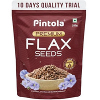 Pintola Premium Flax Seeds 250g | Rich In Omega 3 Fatty Acids | High In Protein,Fiber,Magnesium & Copper | Loaded With Minerals | 100% Natural | Non GMO | Energy Booster | Aids Weight Management