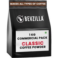Bevzilla 1kg Classic Instant Coffee Powder | Makes 500 Cups | Made For HoReCa