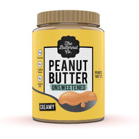 The Butternut Co. Natural Peanut Butter (Creamy) 800 gm, Unsweetened, 32g Protein, No Added Sugar, 100% Peanuts, No Salt, High Protein Peanut Butter, Gluten Free, Vegan, Cholesterol Free