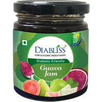 Diabliss Guava Jam - Diabetic-Friendly 225G Bottle|Low Gi - No Artificial Sweeteners|Blood Glucose Control|Crafted With Fresh & Nutrient-Packed Fruits|An Irresistibly Tasty Delight For All Ages