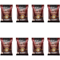Bevzilla 400 Grams (50 Gm X 8 Bags) Classic Strong Coffee Powder | Make 200 Cups| Buy 4 Get 4 Free (50 Gm X 8 Coffee Pouches) | Strong Coffee| Classic Coffee| Espresso, Latte & Cappuccino| Hot & Cold Coffee
