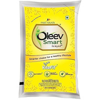 Oleev Smart Oil, Fortified with VIT A, D, E and K, 1L Pouch
