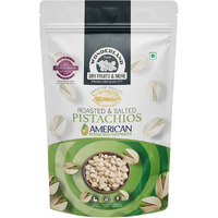 WONDERLAND FOODS Dry Fruits I American California Roasted & Salted Jumbo Pistachios (Pista) 200g Pouch