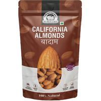 WONDERLAND FOODS 100% Natural Raw California Almonds 500g Pouch Pack | Badam Giri | Nutritious & Delicious High in Fiber & Boost Immunity | Real Nuts | Gluten Free
