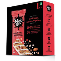 Mojo Bar Energy Bars Yoghurt Berry & Anti Oxidant | 100% Whole Grains, Nut & Fruit | High Energy & Granola Bars | Pack of 6 x 32g Energy Bars | Gluten Free & No Preservatives