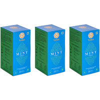 6rasa Mint Medley Tea Bags With Peppermint,Spearmint,Licorice|Cooling,Refreshing,Energizing Blend| Natural Herbs & Spices|No Added Sugar (1.7 Gm Each,25 Tea Bags) (Pack Of 3)