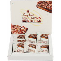Loyka Almond Brittle Classic Choco Box - 7 pcs | Premium Chocolate Gift Hamper | Choco & Nut Dryfruit Delicacy | Roasted California Almonds (40%), Dark Choco & Salted Caramel | Any-time snack