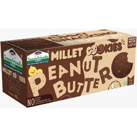 Tummy Friendly Peanut Butter Millet Cookies for Kids Adults. Millet Biscuits, Ragi and Jaggery. Healthy Biscuits Cookies Snacks for kids Babies 1 Year Old. Gift the Best Healthy Cookies - 75 grams (Peanut Butter)