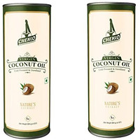 Chekko Cold Pressed Virgin Coconut Oil for Cooking Food, Massage, Diet, Oil Pulling, 100% Natural (1 LTR / 500 ml / 2 Litre) (2 Litres)