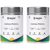 Tencha Culinary Matcha | Japanese Matcha Green Tea Powder | Sourced From Shizouka, Japan | Vegan | No Artificial Sweeteners | 50Gm, Pack Of 2, 50 grams