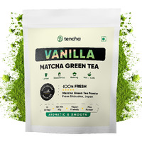 Tencha Vanilla Matcha Tea, 50 Servings, 50 GM | Pure Japanese Matcha Green Tea Powder | Sourced from Shizuoka, Japan | Vegan | No Artificial Sweeteners | Premium Matcha Powder