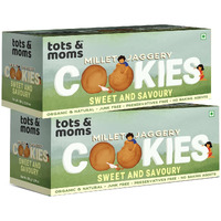 Tots & Moms Healthy & Nutritional Cookies |Sweet & Savory| Pack of 2