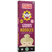 MasterChow Healthy Wheat Udon Noodles | No Preservatives | 100% Whole Wheat | Get Restaurant Style Taste in Just 10 Minutes | No Maida, Not Fried | Serves 4-5 Meals | 300gms
