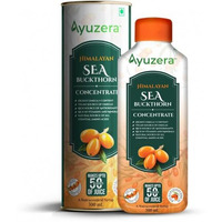 Ayuzera Himalayan Sea Buckthorn Pulp Concentrate 300ml | Liquid Supplements | Makes up to 50 Glass Juice (Rich in Vitamin C) | Lab Tested | Omega 3, 6, 7, and 9, and Antioxidants | (1)