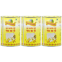 Gavyamart Indian A2 Cow Ghee 100% Pure Non GMO - Made of kankrej Organic Cow Ghee-Pack of 3