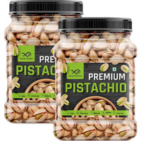 GreenFinity Fresh Whole Roasted Salted Pistachios | Salted Pista With Shell - 1KG