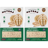 Nutraj California Walnut Kernels (Akhrot) 500g (250g x 2) Box | Dry Fruits & Nuts | Crunchy Walnuts