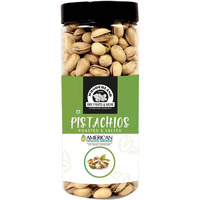 WONDERLAND FOODS (DEVICE)Dry Fruits American California Roasted & Salted Jumbo Pistachios (Pista) 500g Jar | Super Crunchy & Delicious Healthy Snack | Vitamins & Minerals Rich | Immunity Booster